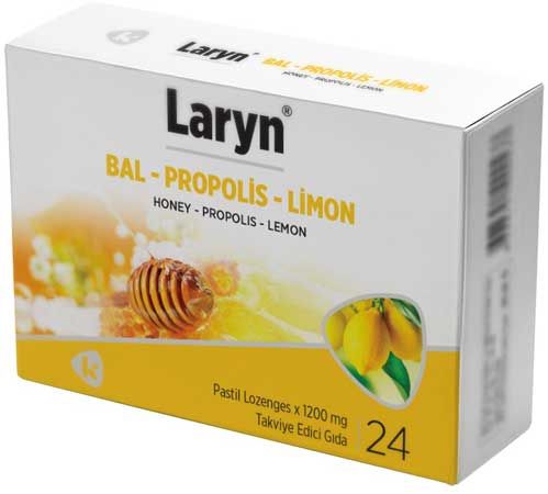 Laryn Boğaz Pastili Drops BallıLimonlu
